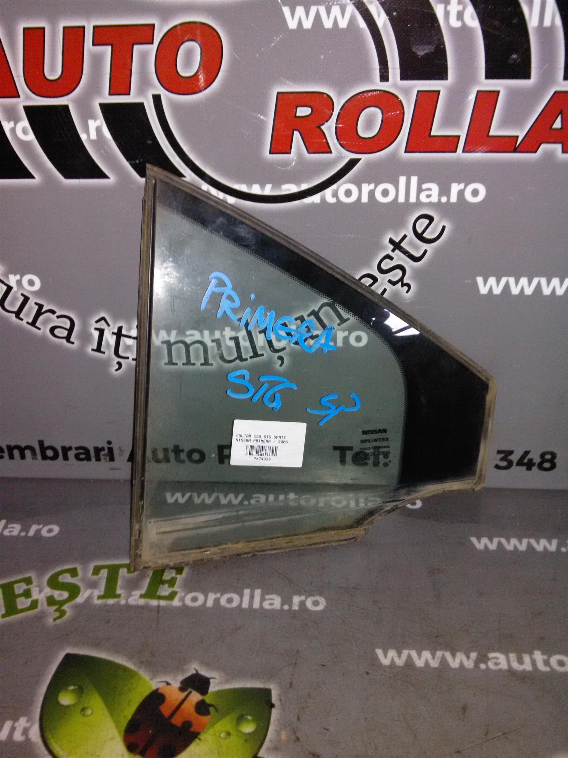 Geam coltar usa stanga spate Nissan Primera, an 2005