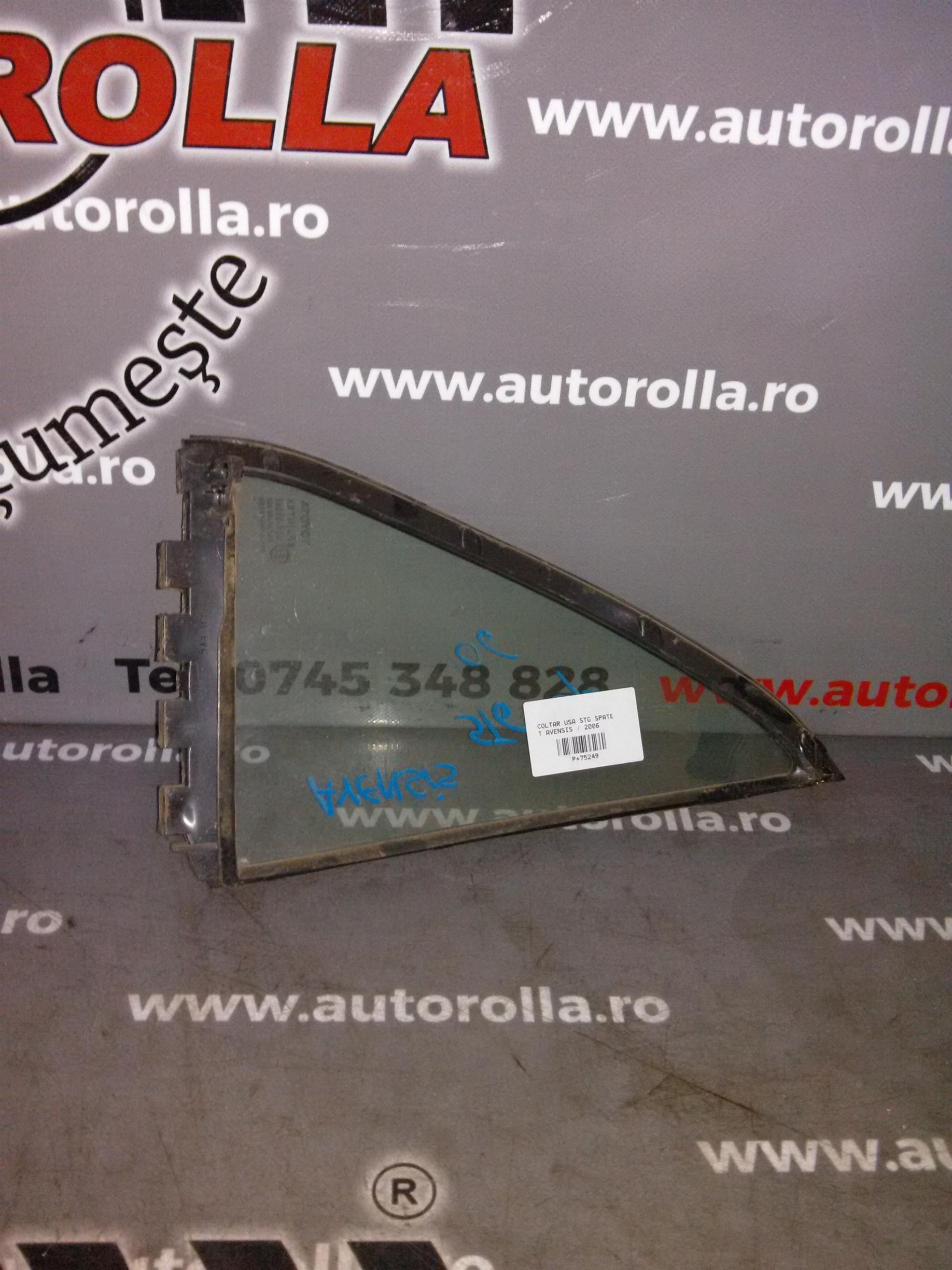 Geam coltar usa stanga spate Toyota Avensis, an 2006