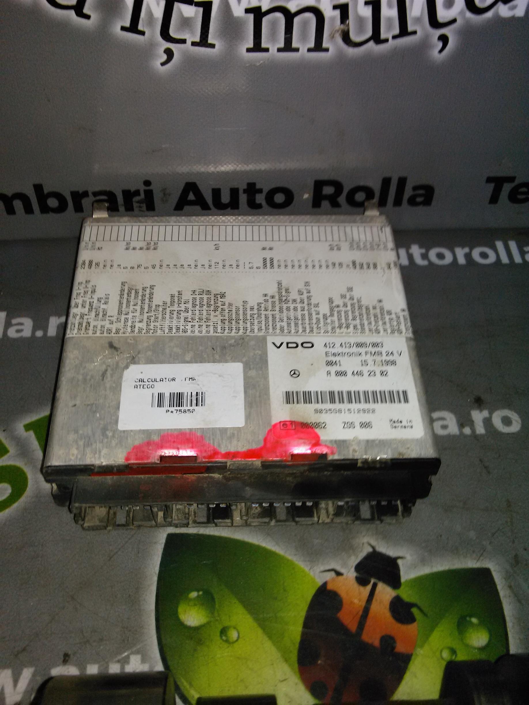 calculator fmr Mercedes Atego