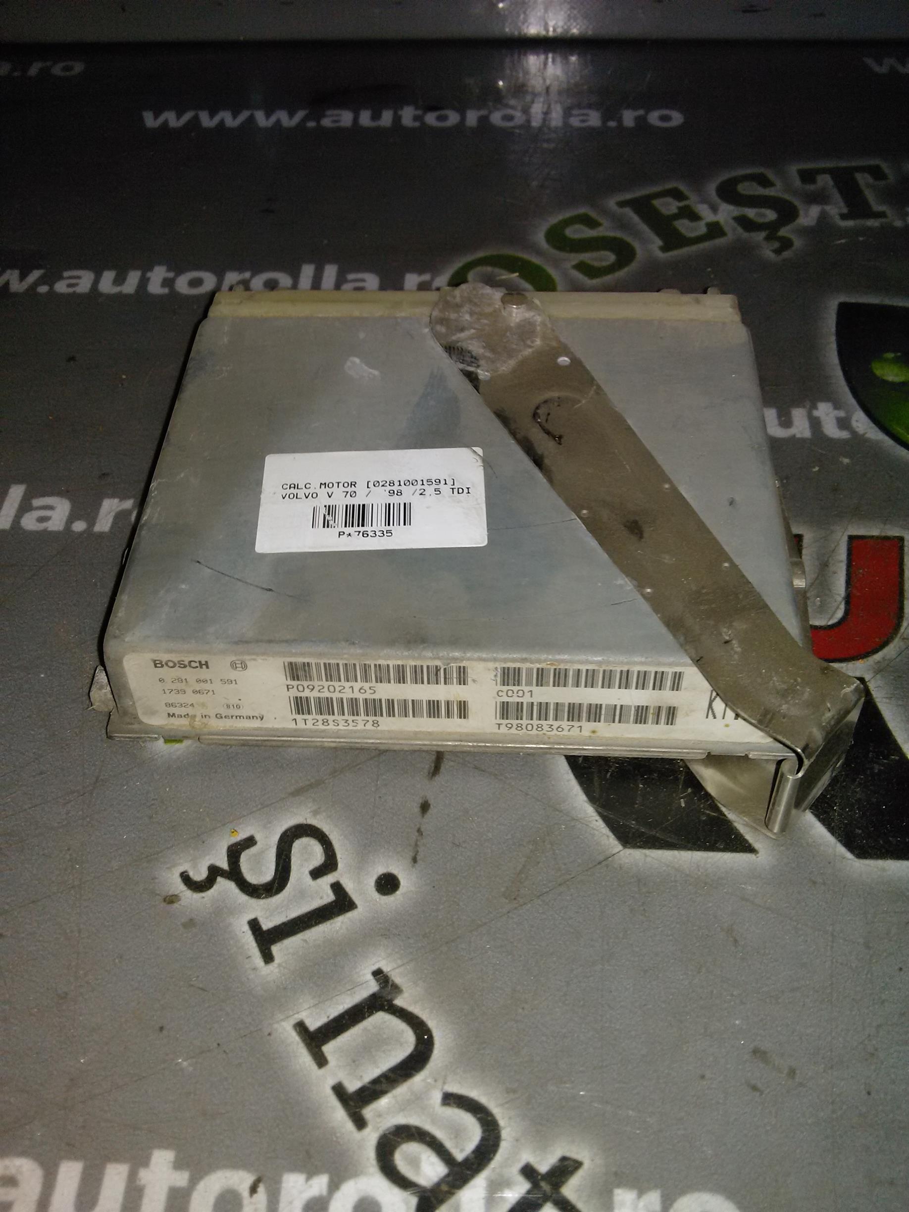 calculator motor 0281001591 Volvo V70 2.5D, an 1998