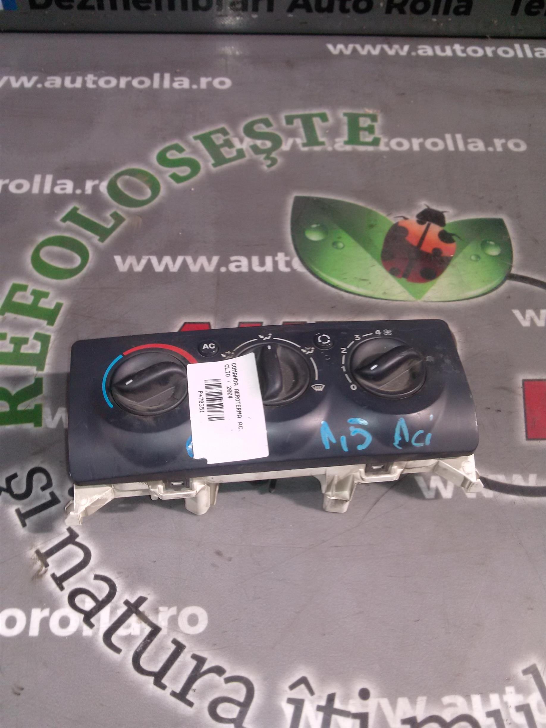 comanda aeroterma ac Renault Clio, an 2004