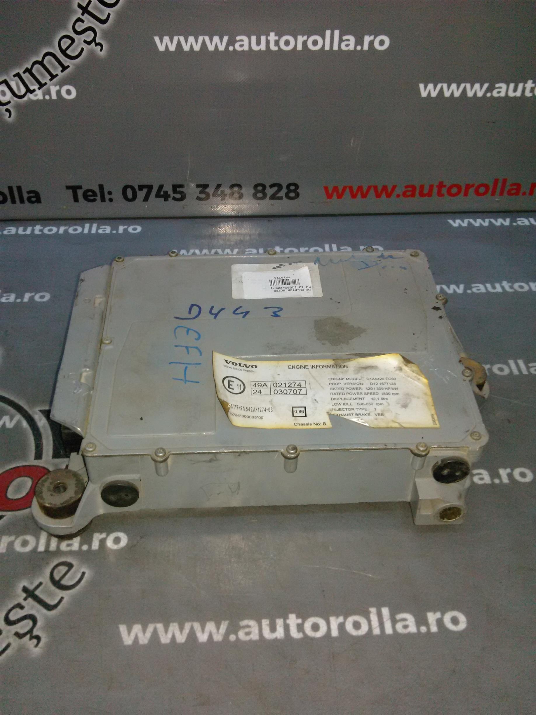 calculator motor Volvo FH12, an 2007