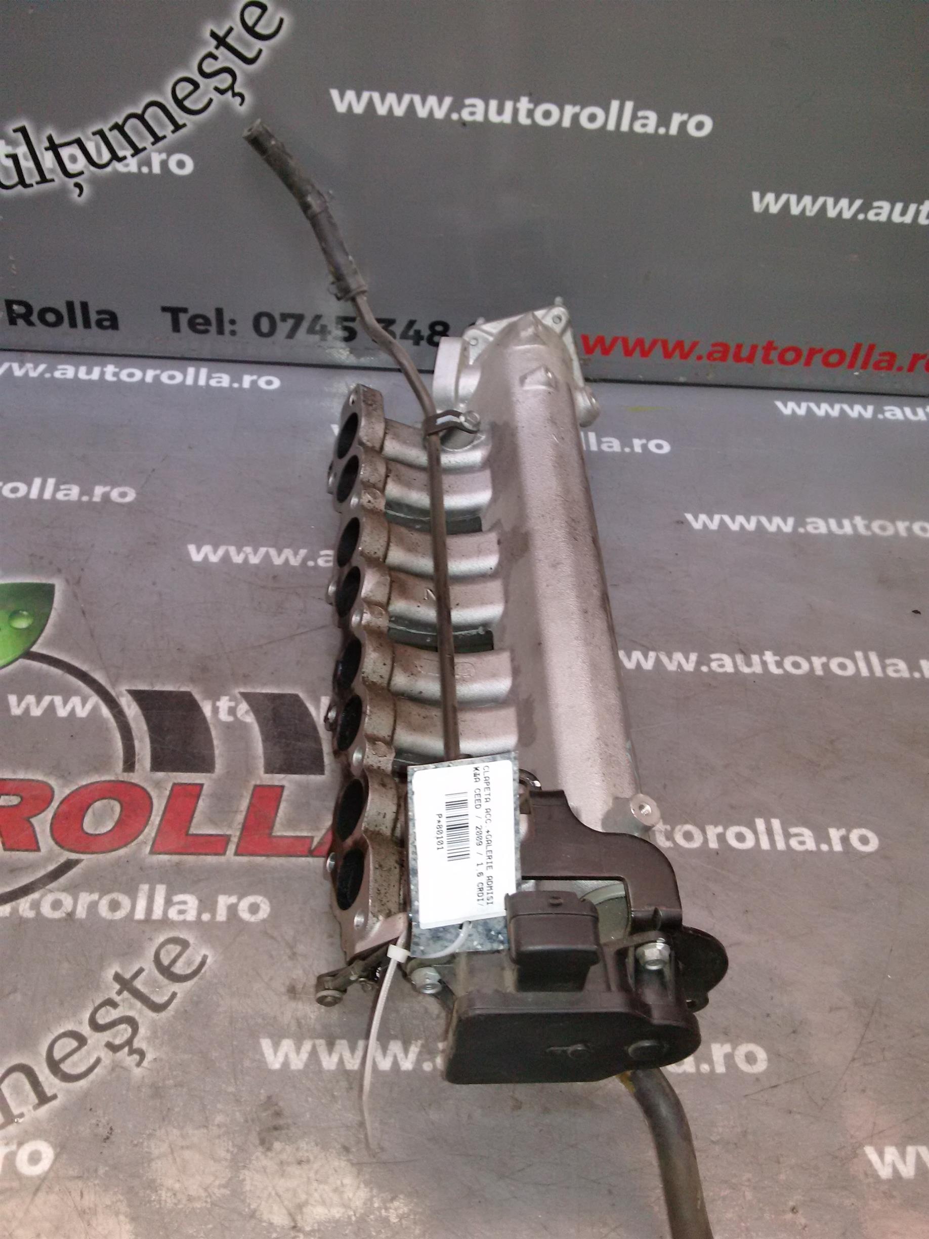 clapeta acceleratie si galerie admisie Kia Ceed, 1.6CRDI an 2009