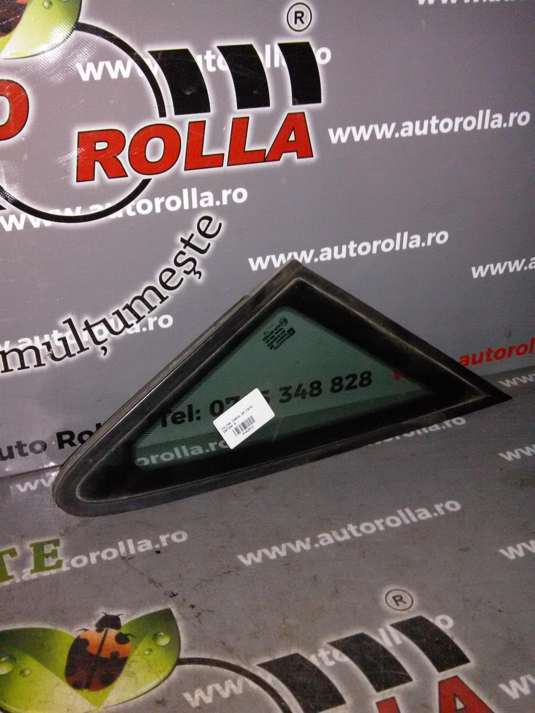 Geam coltar caroserie dreapta fata Opel Zafira
