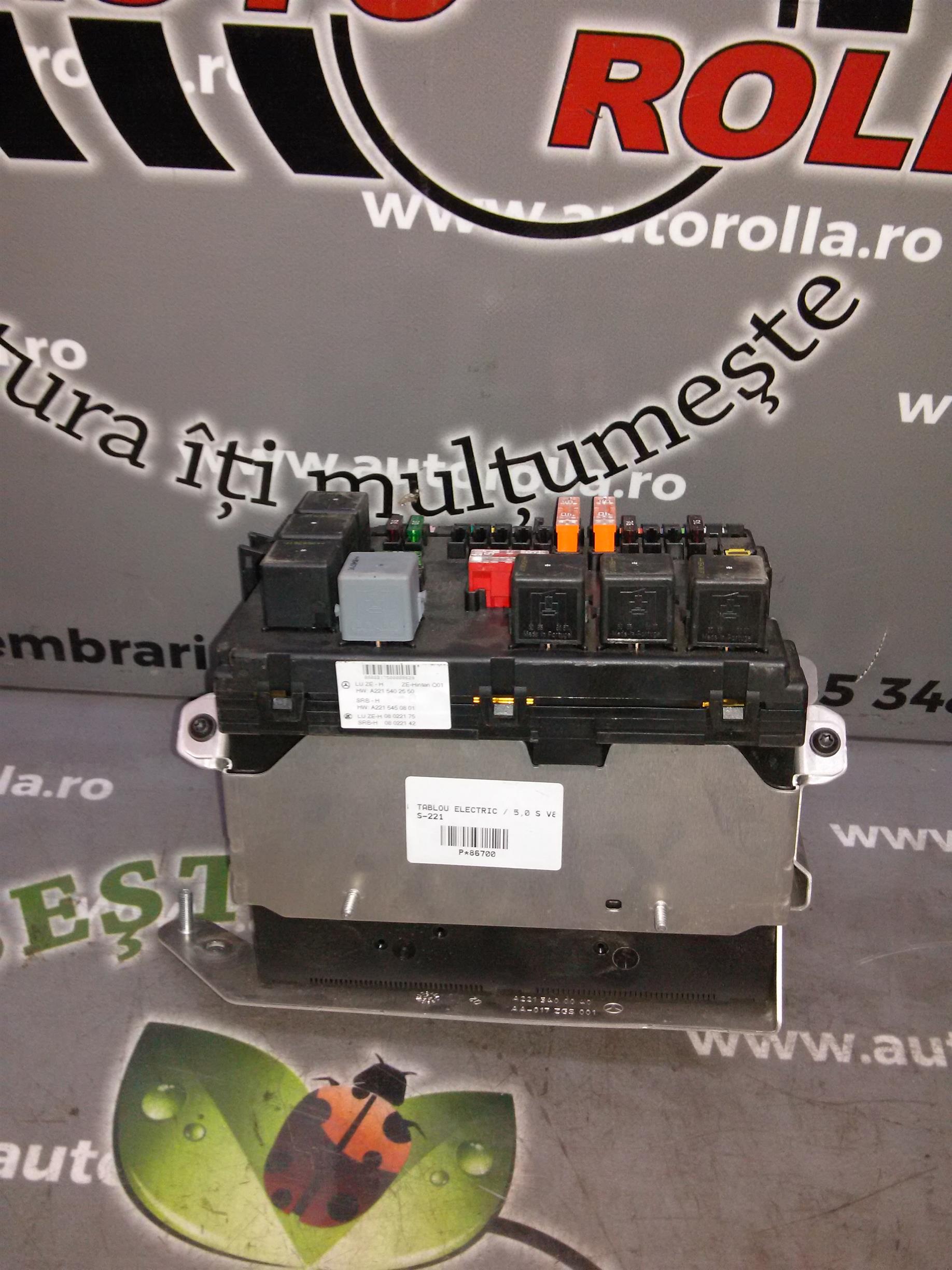 tablou electric Mercedes Sclass W221, 5.0S