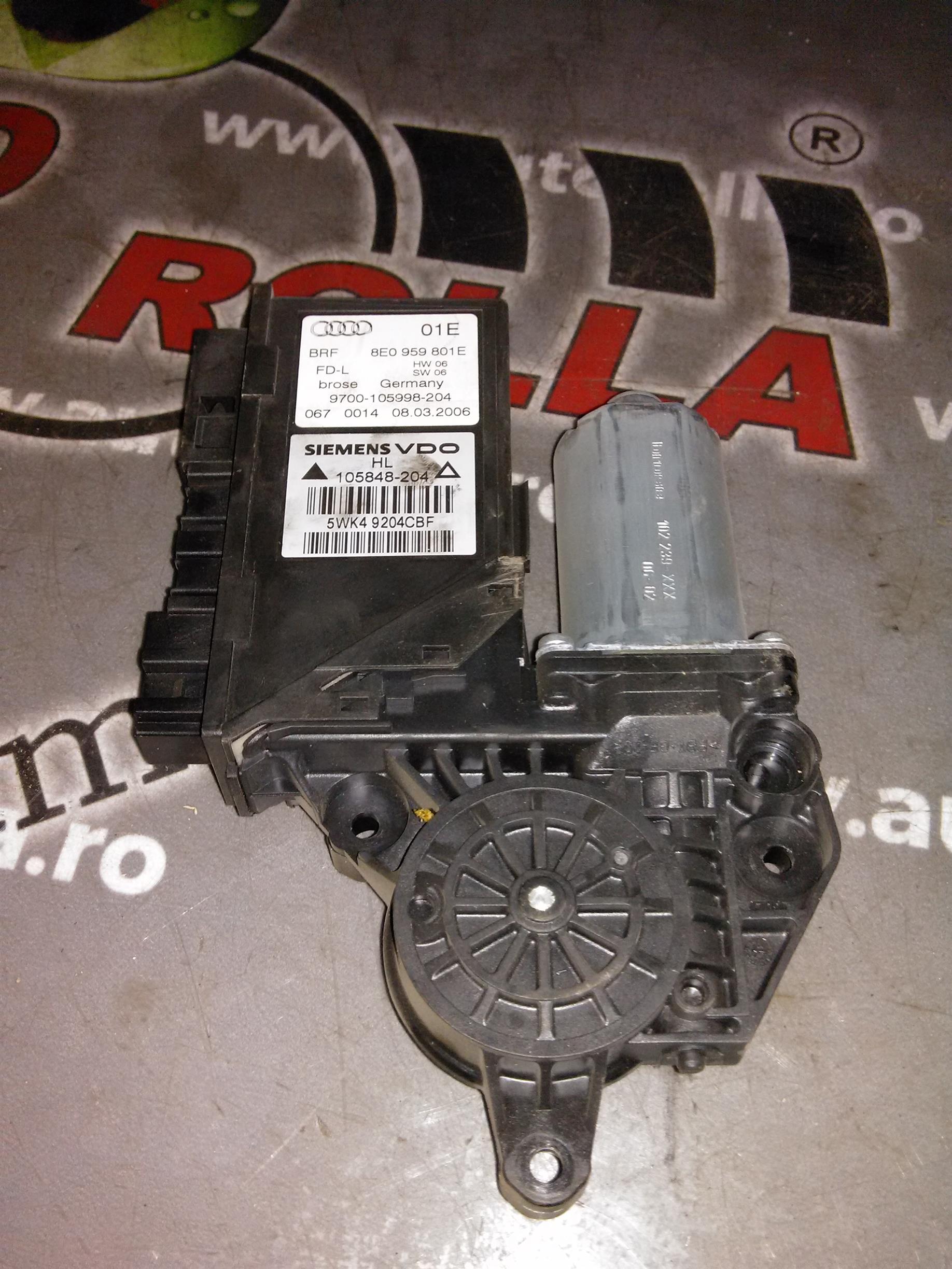 macara electrica stanga spate Audi A4, an 2006