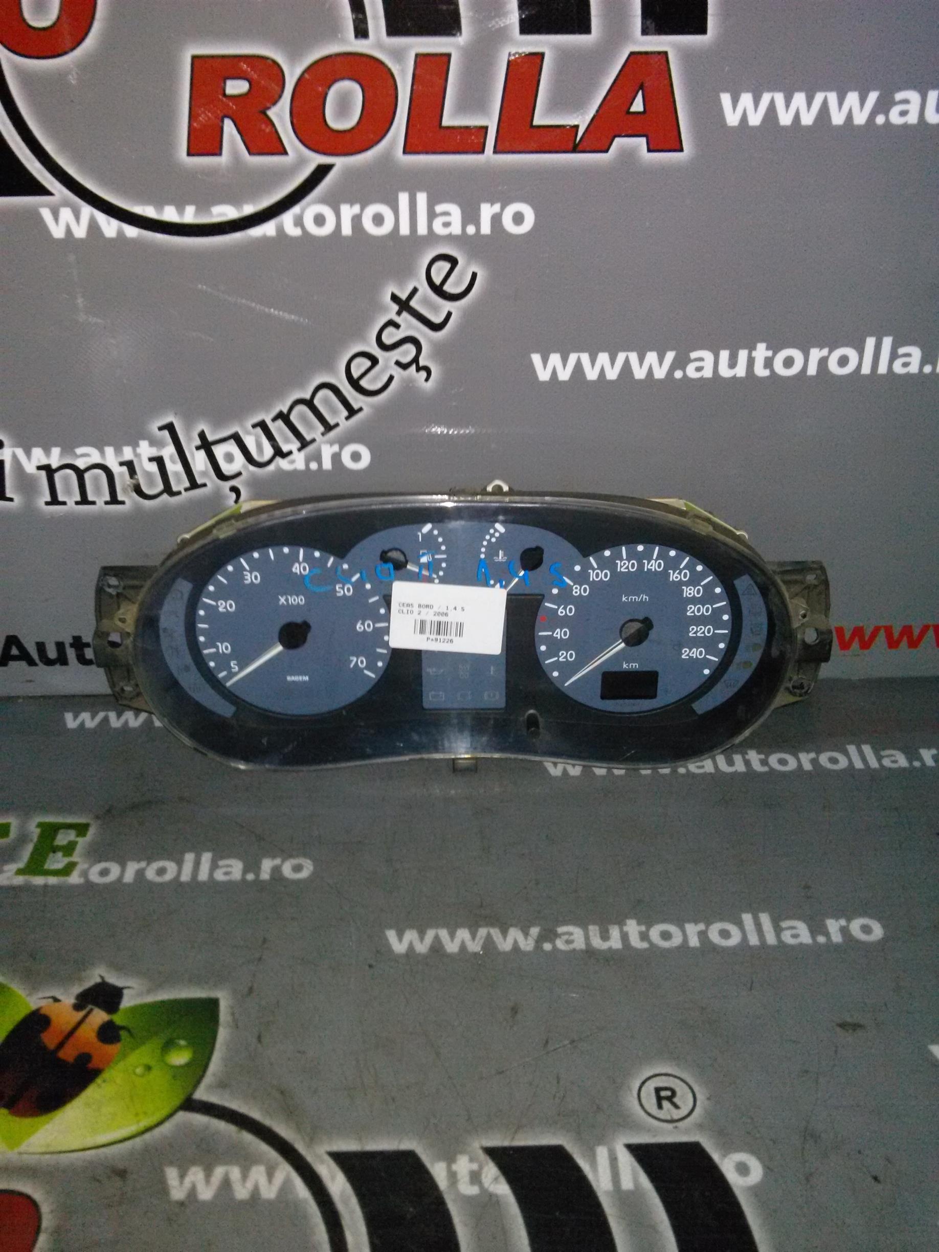 ceas bord Renault Clio 2, 1.4S an 2006