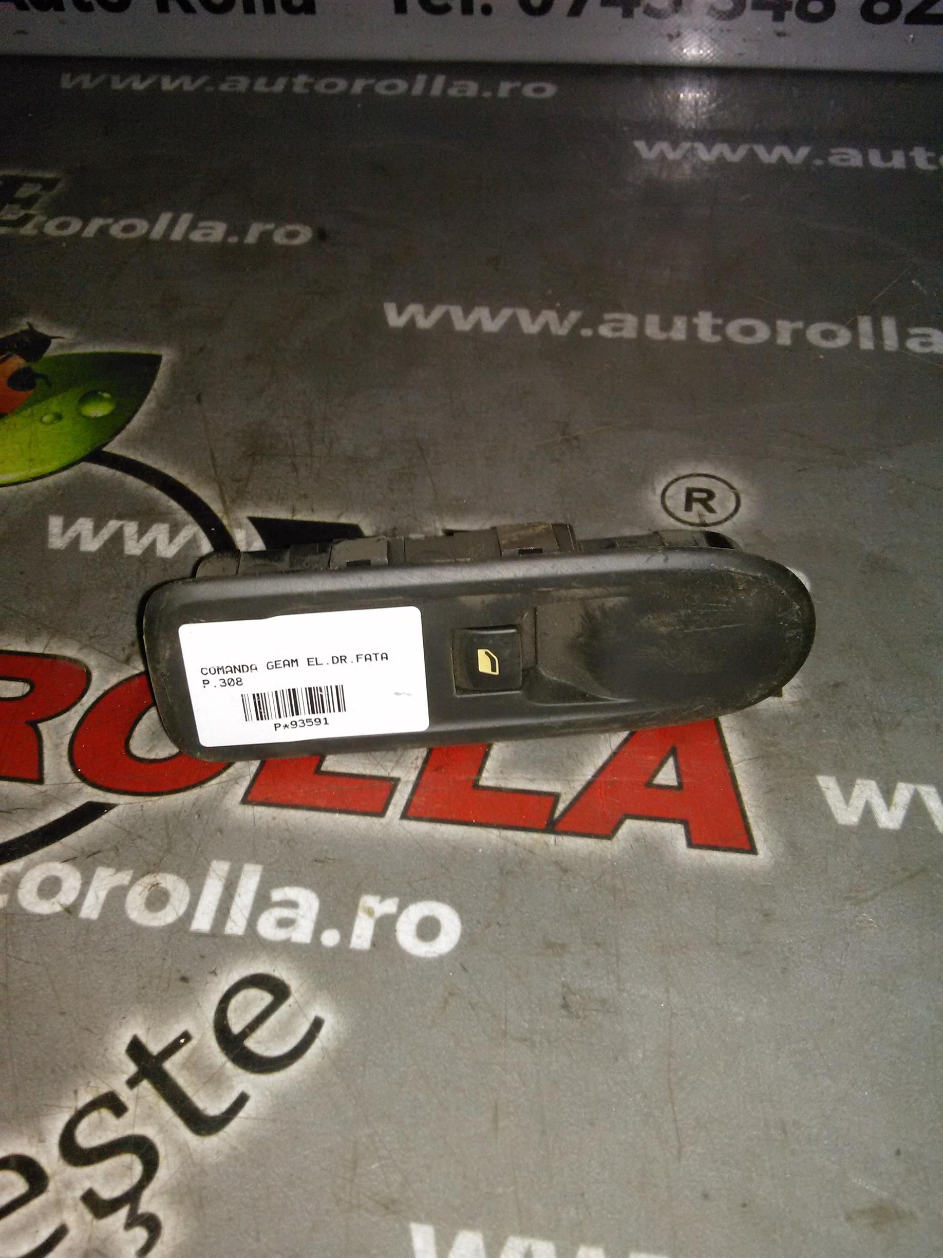 comanda geam electric dreapta fata Peugeot 308